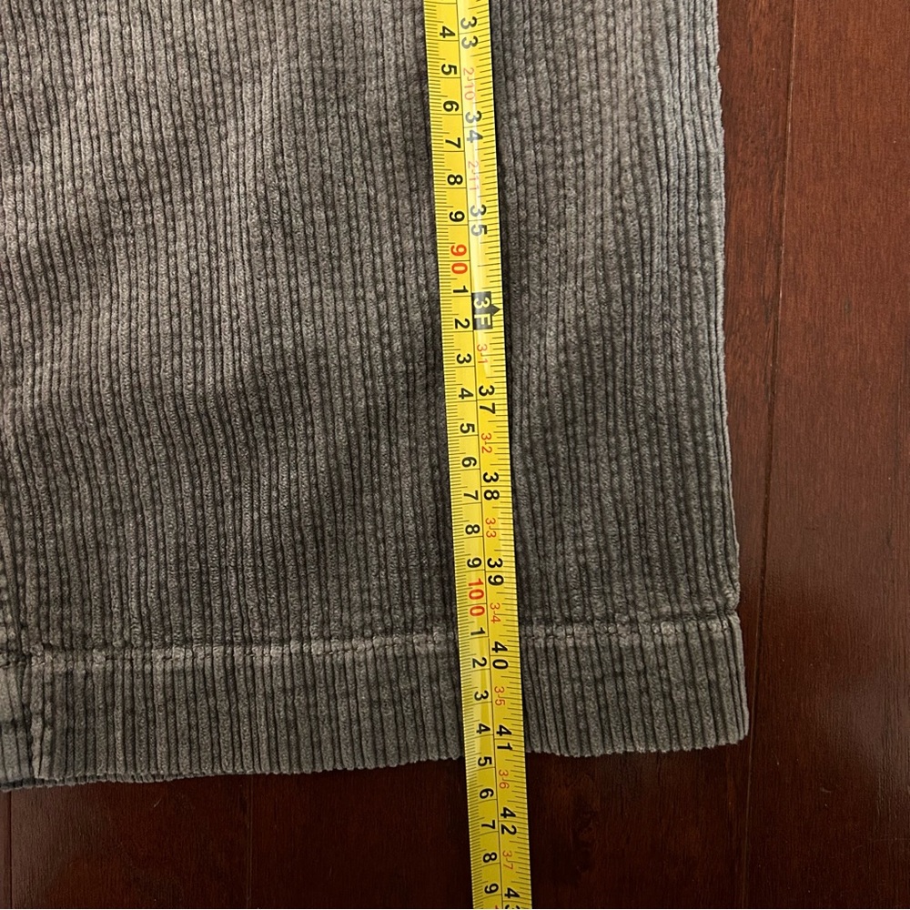 $369 OSKA Women’s Taupe Corduroy Pants Size 1 Relaxed Fit 29” Inseam - Picture 3 of 10